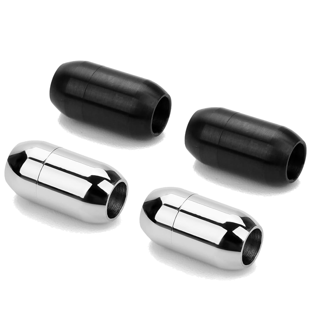 Leatherwork Beginner - 2pcs Stainless Steel Magnetic Clasp Leather