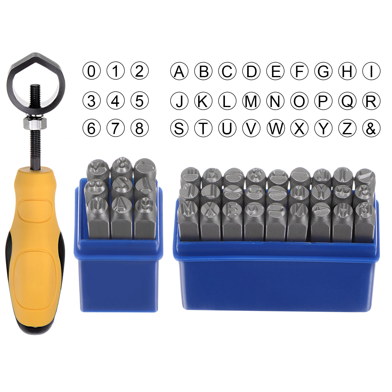 Leatherwork Embossing - Metal Stamping Kit 6mm 10mm 12.5mm