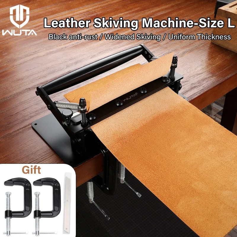 Large Manual Leather Machine S - огляд і ціна Skiver Leather Thin