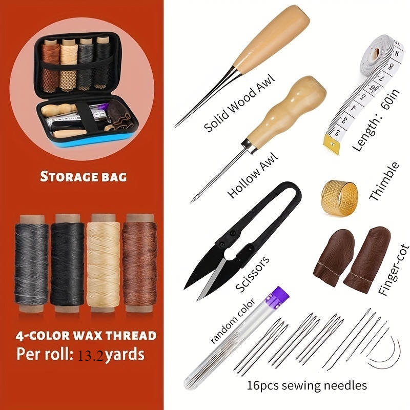 [Leather Sewing Kit] Leather S - огляд і ціна Upholstery Leather Work