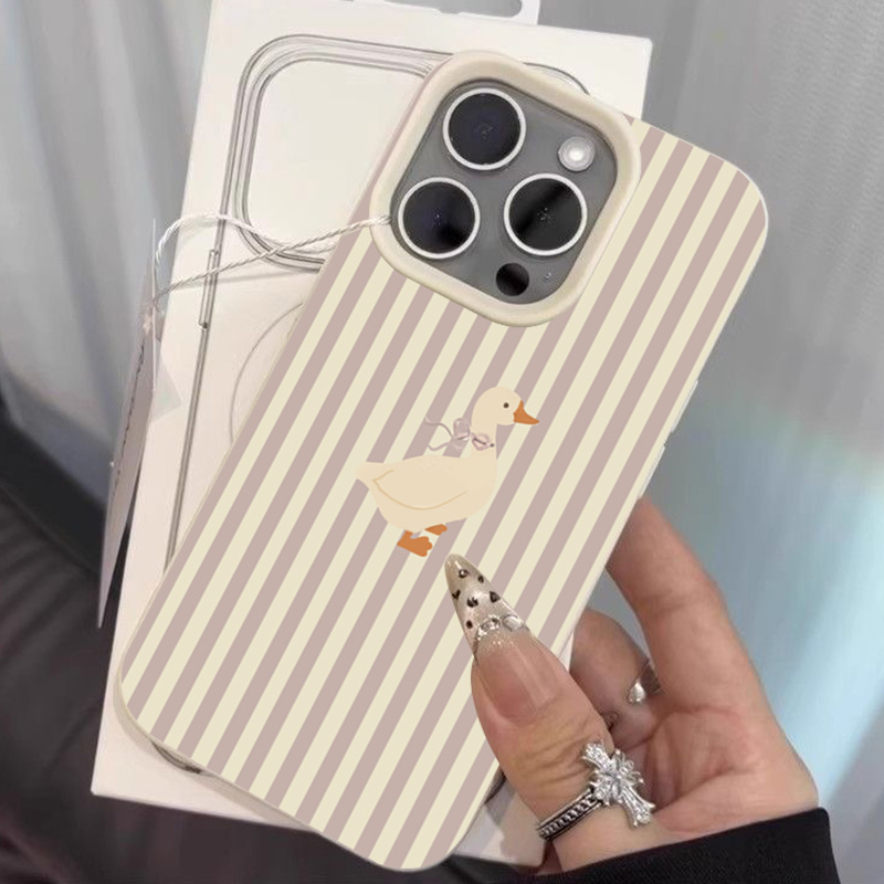 Cute Duck Pattern Phone Case F - огляд і ціна Leather X
