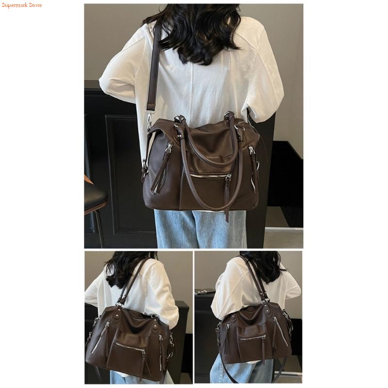 Q5WE Modern PU Leather Handbag - огляд і ціна Leather Work Duffle