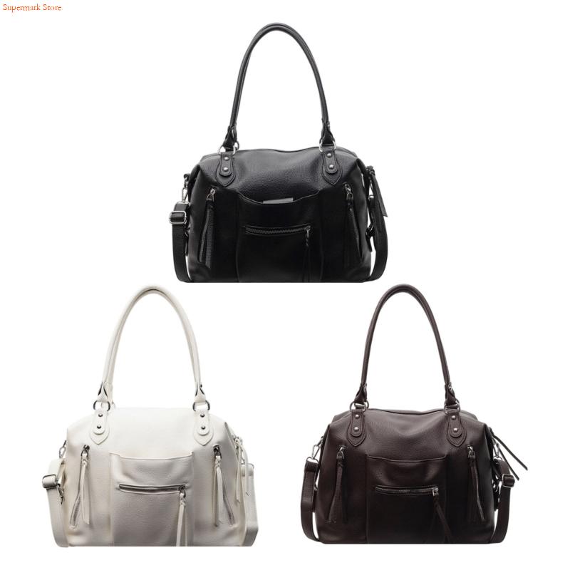 Q5WE Modern PU Leather Handbag - огляд і ціна Leather Work Duffle