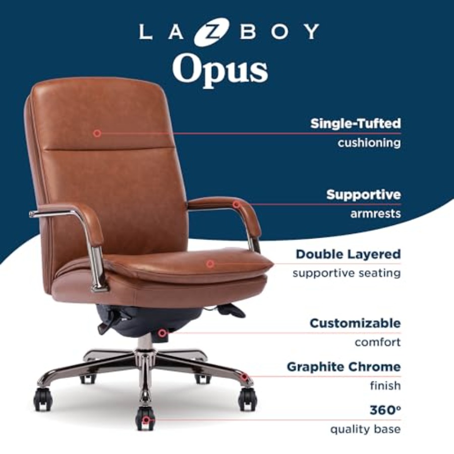 Ergonomic executive office cha - огляд і ціна Upholstery Leather Work