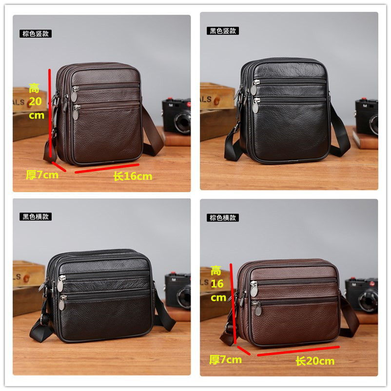 Men's Shoulder Messenger Bag C - огляд і ціна Leather Work Bag Men
