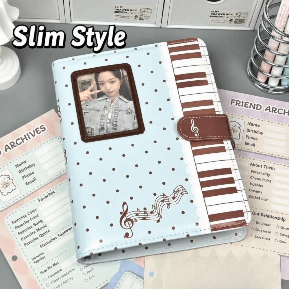 Ins Polka Dot Piano Binder Not - огляд і ціна Leather Work Notebook