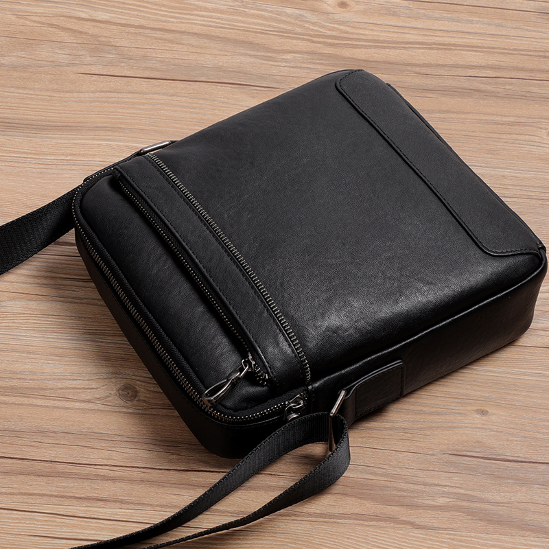 Genuine Leather Men Crossbody  - огляд і ціна Leather Work Bag Men