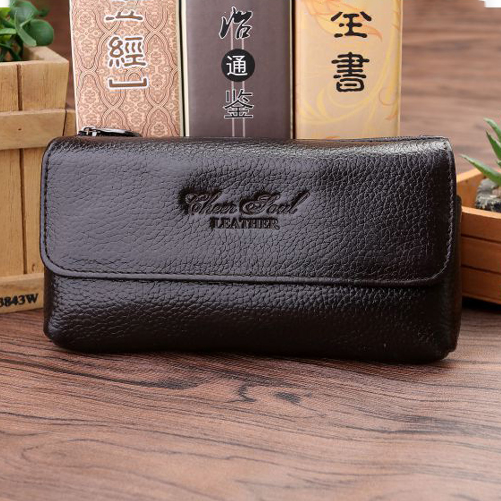 Men Fanny Waist Pack Belt Hip  - огляд і ціна Leather Work Bag Men