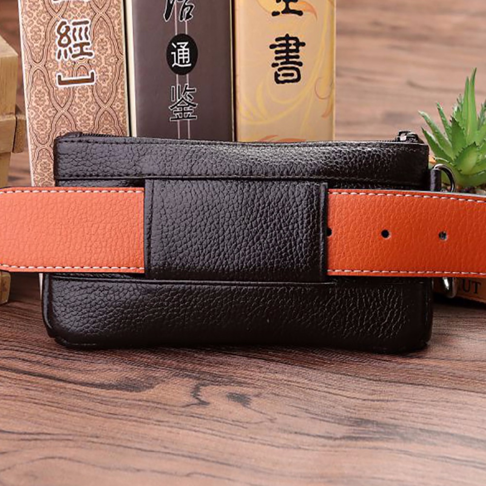 Men Fanny Waist Pack Belt Hip  - огляд і ціна Leather Work Bag Men