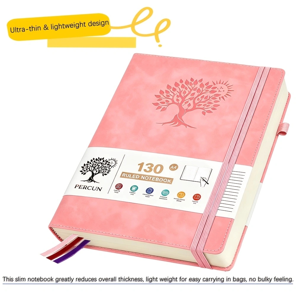 A4 Ruled Hardcover Diary Noteb - огляд і ціна Leather Work Notebook