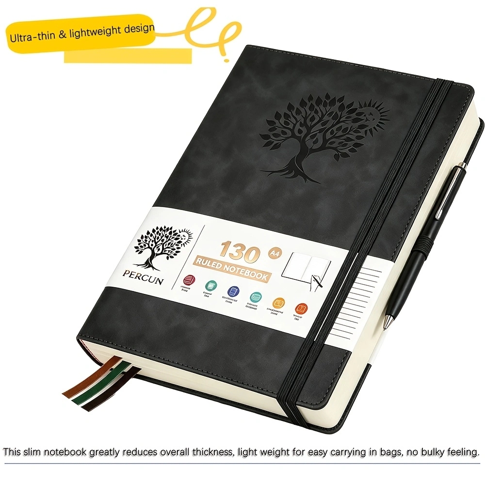 A4 Ruled Hardcover Diary Noteb - огляд і ціна Leather Work Notebook
