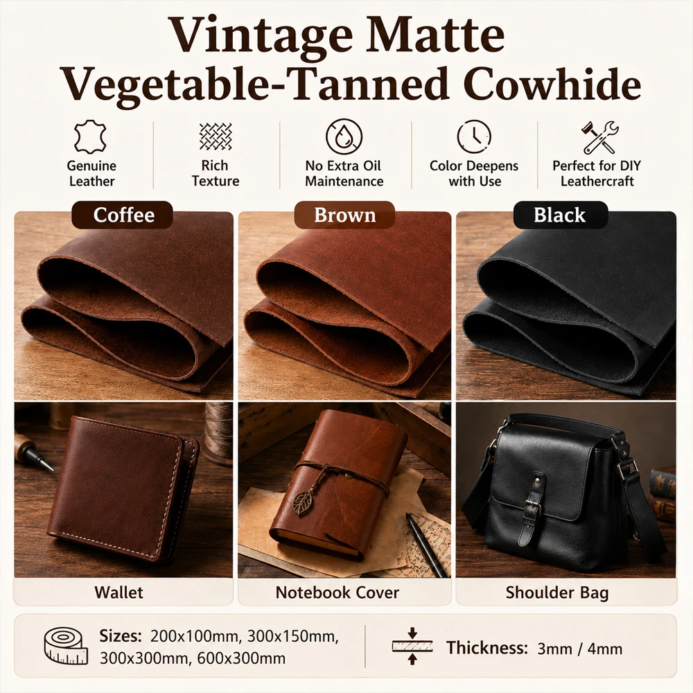 1pc Veg Tan Cowhide Leather Sh - огляд і ціна Veg Tan Leather Hide