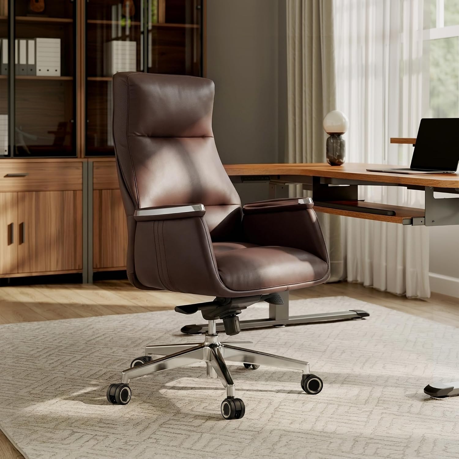 High Back Executive Office Cha - огляд і ціна Upholstery Leather Work