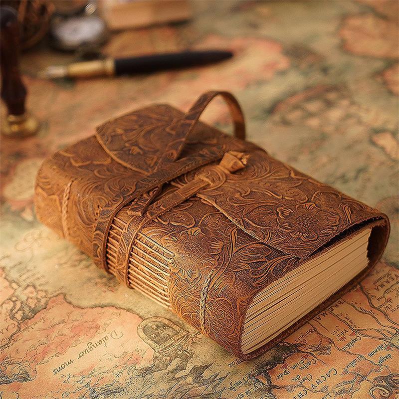 Handmade Leather Notebook Brow - огляд і ціна Leather Work Notebook