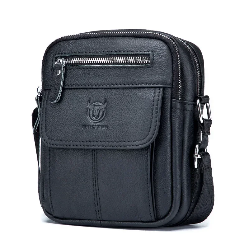 Bullcaptain Casual Men's Shoul - огляд і ціна Leather Work Bag Men