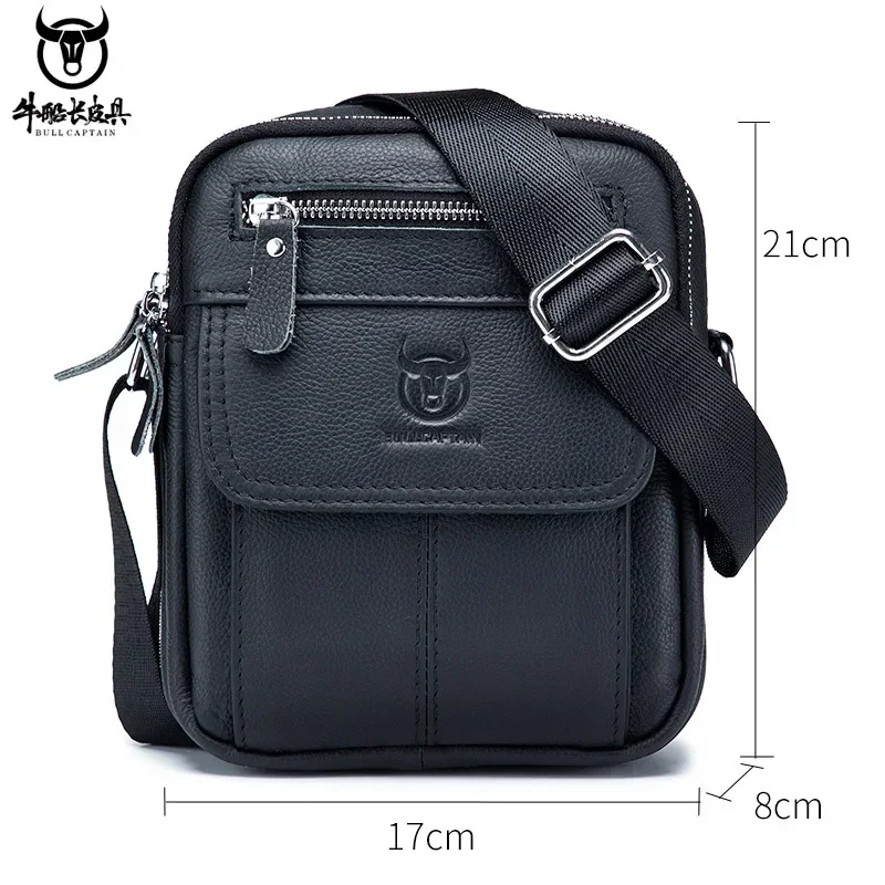 Bullcaptain Casual Men's Shoul - огляд і ціна Leather Work Bag Men